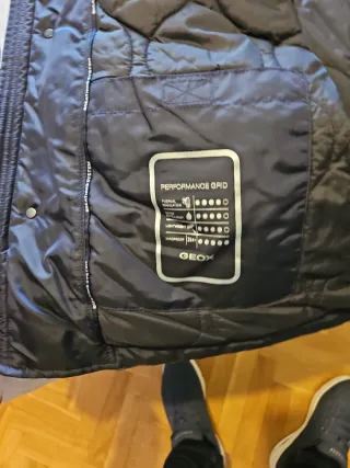 Abrigo Geox Azul Marino Caballero