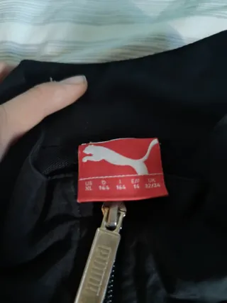 Chándal Puma Negro Talla 14 años