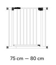 hauck Barrera Seguridad Niños 75 - 80 cm gris