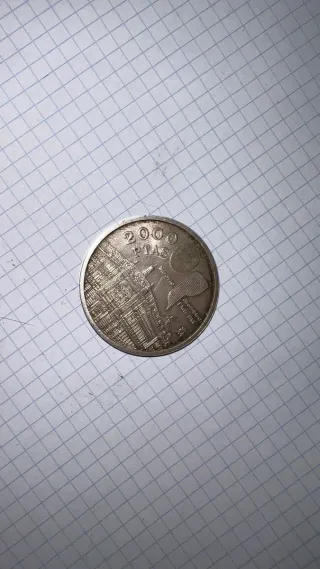 Monedas 12 Euro y 2000 Pesetas Plata 925