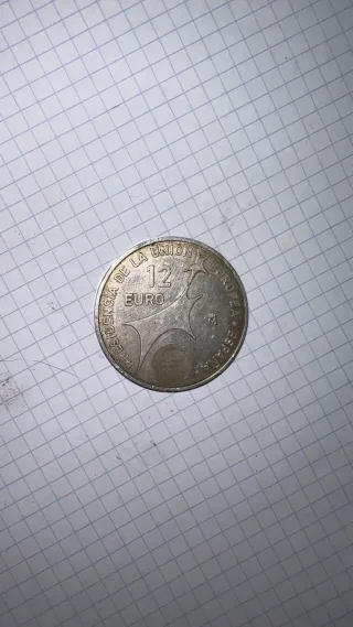 Monedas 12 Euro y 2000 Pesetas Plata 925