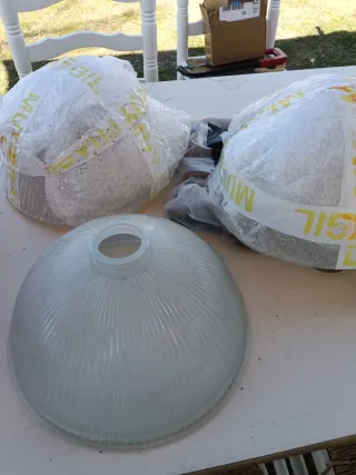 Tulipas de cristal antiguas