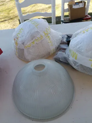 Tulipas de cristal antiguas