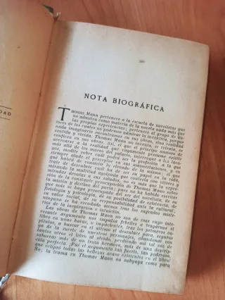 Antiguo libro: Alteza Real - Thomas Mann