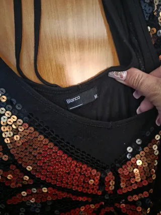 Blusa Mariposa Lentejuelas Talla M