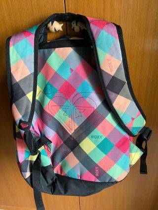Mochila escolar/universitaria Roxy gran capacidad