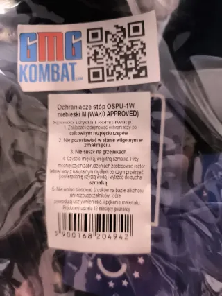 Protecciones Pies y Espinillas Kingbox WAKO.tallaM