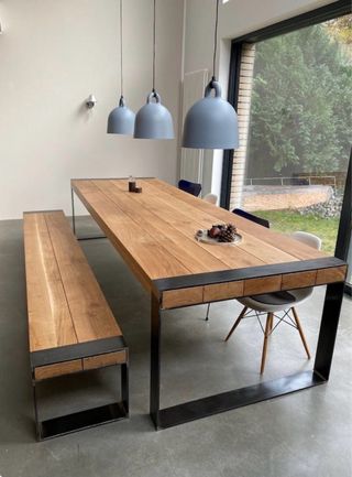 MESAS Y MUEBLES DE HIERRO ARTESANALES A MEDIDA