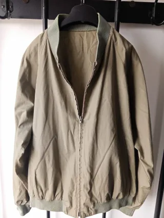 Giacca bomber verde oliva