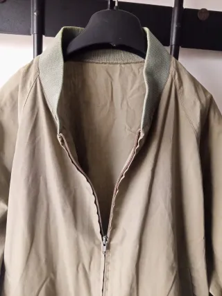 Giacca bomber verde oliva