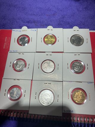 Colección monedas del mundo