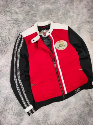 Harley Davidson Chaqueta Mujer Estilo Racing 2004'