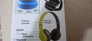 Auriculares Inalámbricos Plegables Bluetooth