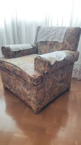 Sillones clásicos vintage floral