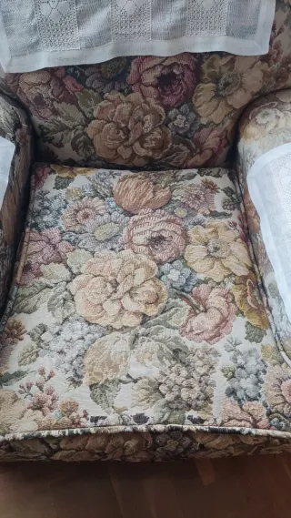 Sillones clásicos vintage floral