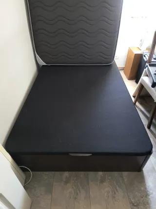 Canapé con colchón viscoelástico