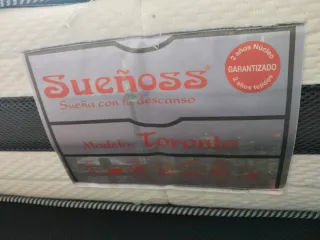 Canapé con colchón viscoelástico