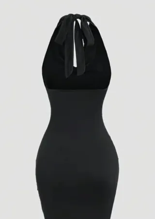 Vestito lungo nero elegante