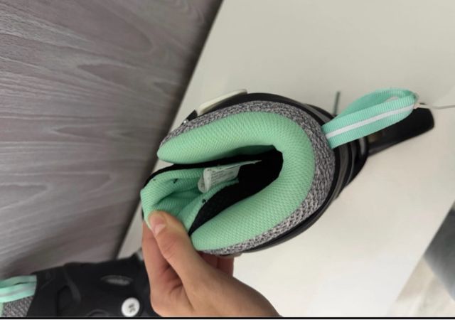 Patines en línea grises y menta Talla 38