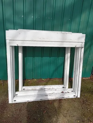Lote de ventanas de aluminio