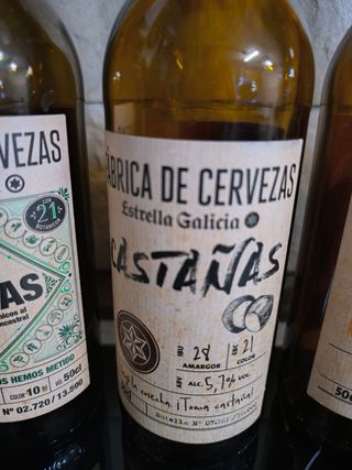 Set di bottiglie vuote Estrella Galicia