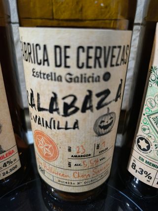 Set di bottiglie vuote Estrella Galicia