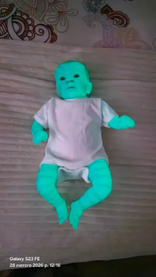 Muñeca estilo reborn Avatar 43 cm, cuerpo de tela