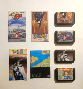4 Videogiochi Sega MegaDrive - ©1989/92 Japan
