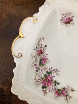 Bandeja Royal Albert Lavender Rose Porcelana