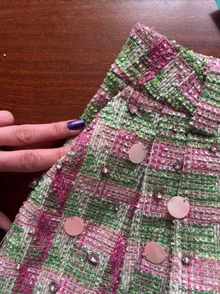 Falda Tweed Le Cruel