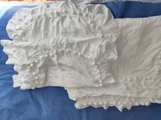 Funda Nórdica 150 blanca Tacto piel Melocotón.