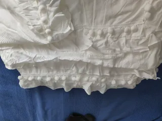 Funda Nórdica 150 blanca Tacto piel Melocotón.