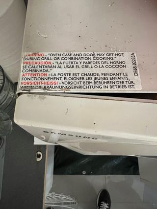 Microondas Samsung Blanco