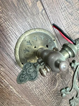 Pareja Apliques Vintage Metal