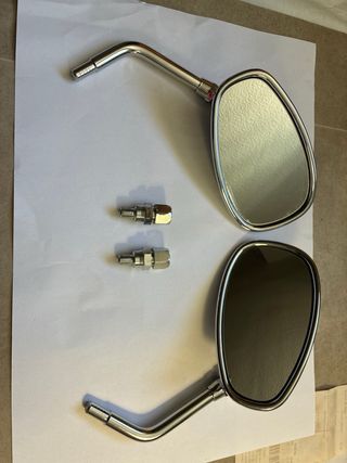 Retrovisores Moto Cromados