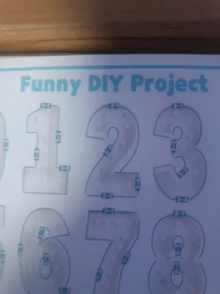 Número 2 Cumpleaños DIY