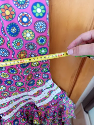 Vestido Flamenca Niña Multicolor Talla 10