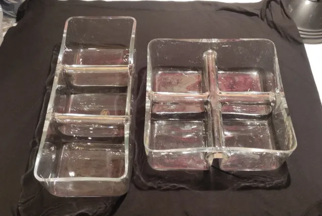 Pack 2 Entremeseras de Vidrio Soplado