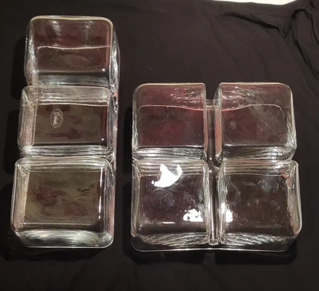 Pack 2 Entremeseras de Vidrio Soplado