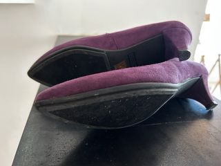 Zapatos MiMao tacón bajo morados