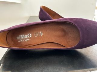 Zapatos MiMao tacón bajo morados