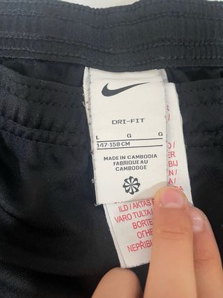 Pantalón corto deportivo Nike negro