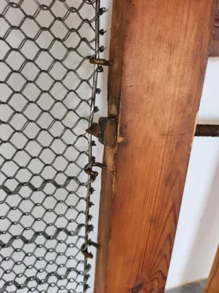 Somier antiguo sin óxido. Decoracion