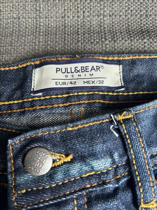 Jeans vaqueros Pull&Bear azules