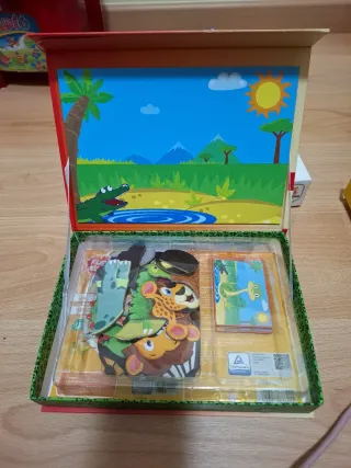 Juego magnético Play Tive Animales 80 piezas