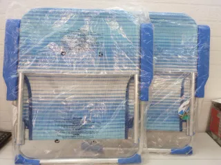 AKTIVE Pack 2 sillas Playa Plegables