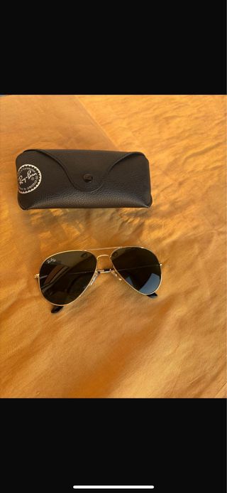 Occhiali Ray-Ban Aviator Oro Lenti Verdi