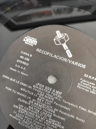 Vinilo LP Por qué a mí -  Dro/Gasa 1987