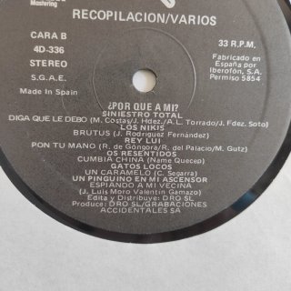 Vinilo LP Por qué a mí -  Dro/Gasa 1987