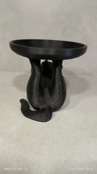 Gato joyero decorativo organizador bandeja joyas